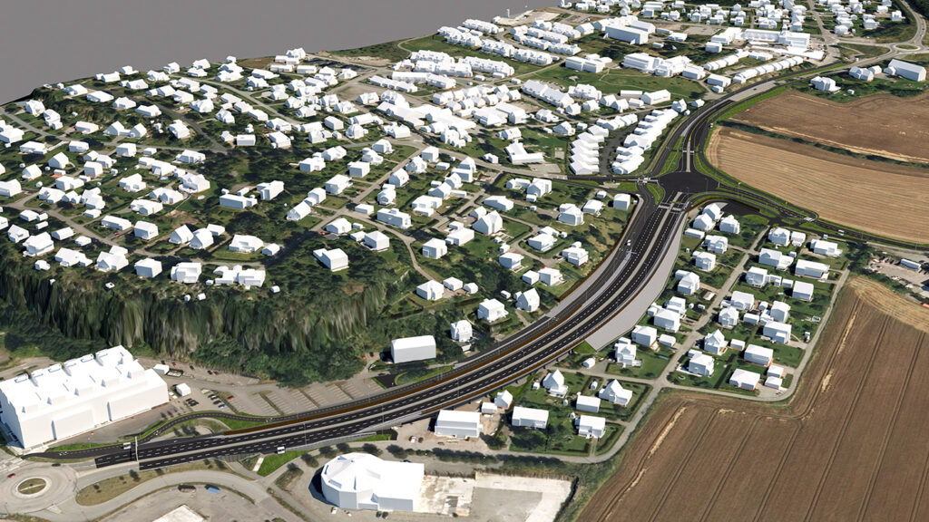 3D-tegning Presterødbakken